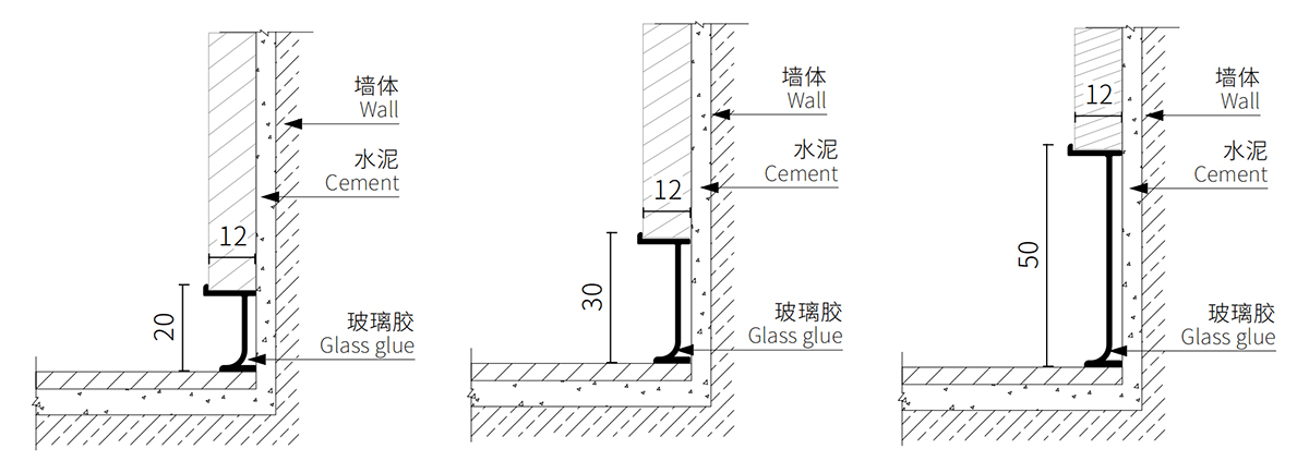 暗藏款铝合金踢脚线-产品图纸-盛美瑞铝业|免基层不锈钢踢脚线_铝合金踢脚线_踢脚线品牌